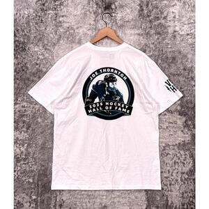 Violent Gentleman Shirt Large Mens Joe Thornton Hall Of Fame Sharks Graphic